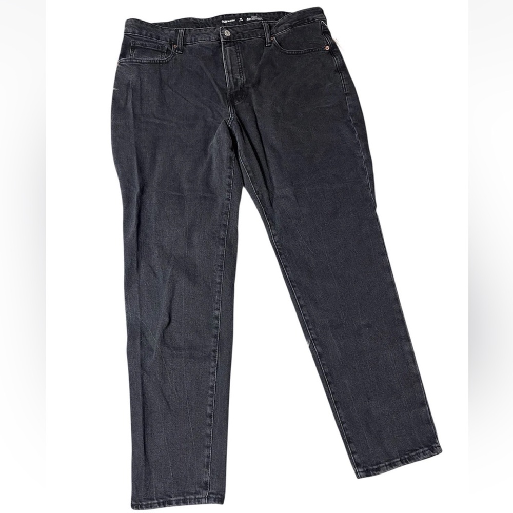 Old Navy Women’s OG High Rise Straight Black Jeans Size 18 Petite 18P